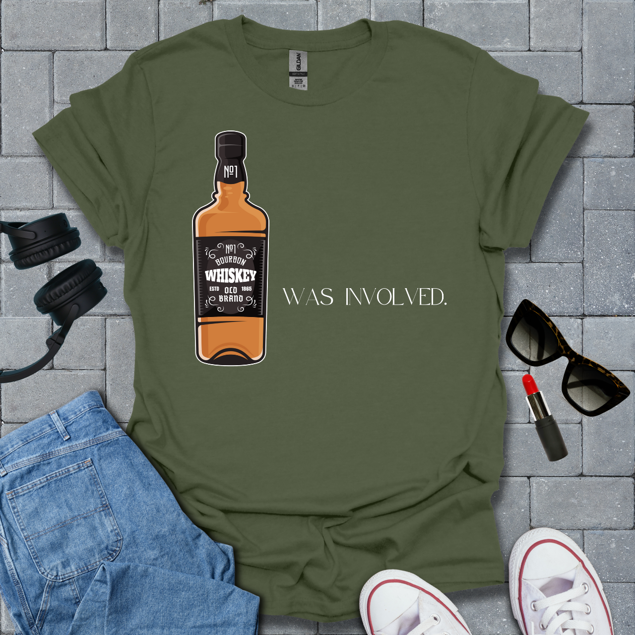 Whiskey Was Involved Funny T-Shirt