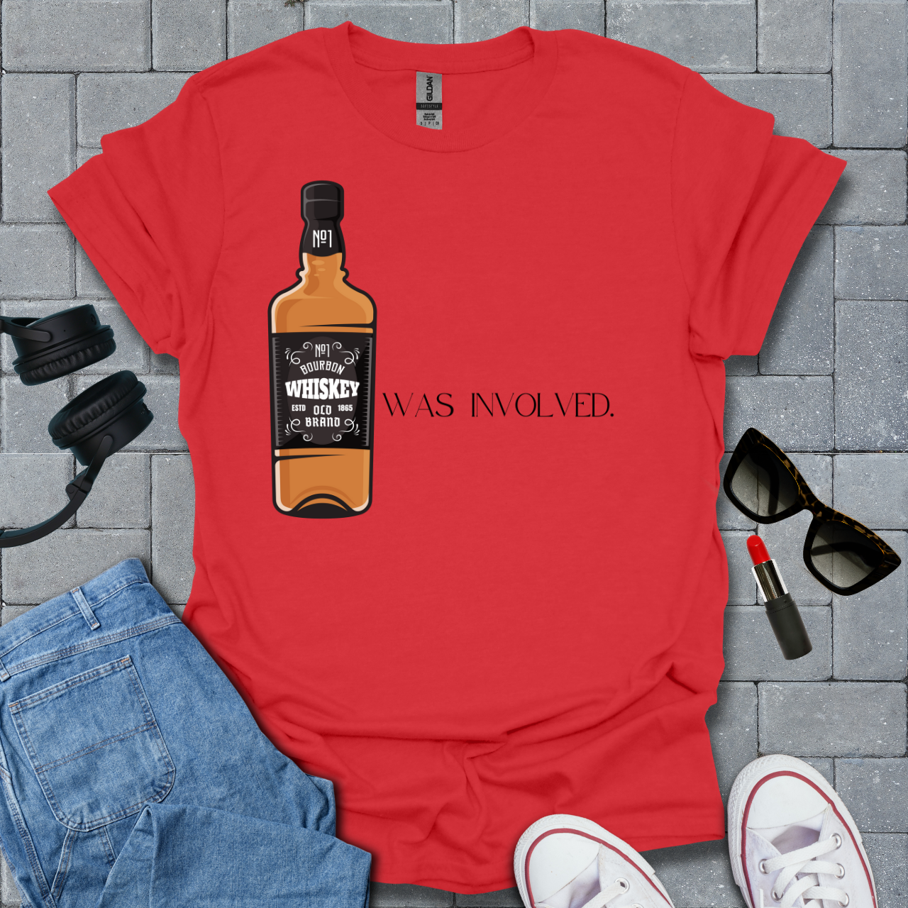 Whiskey Was Involved Funny T-Shirt