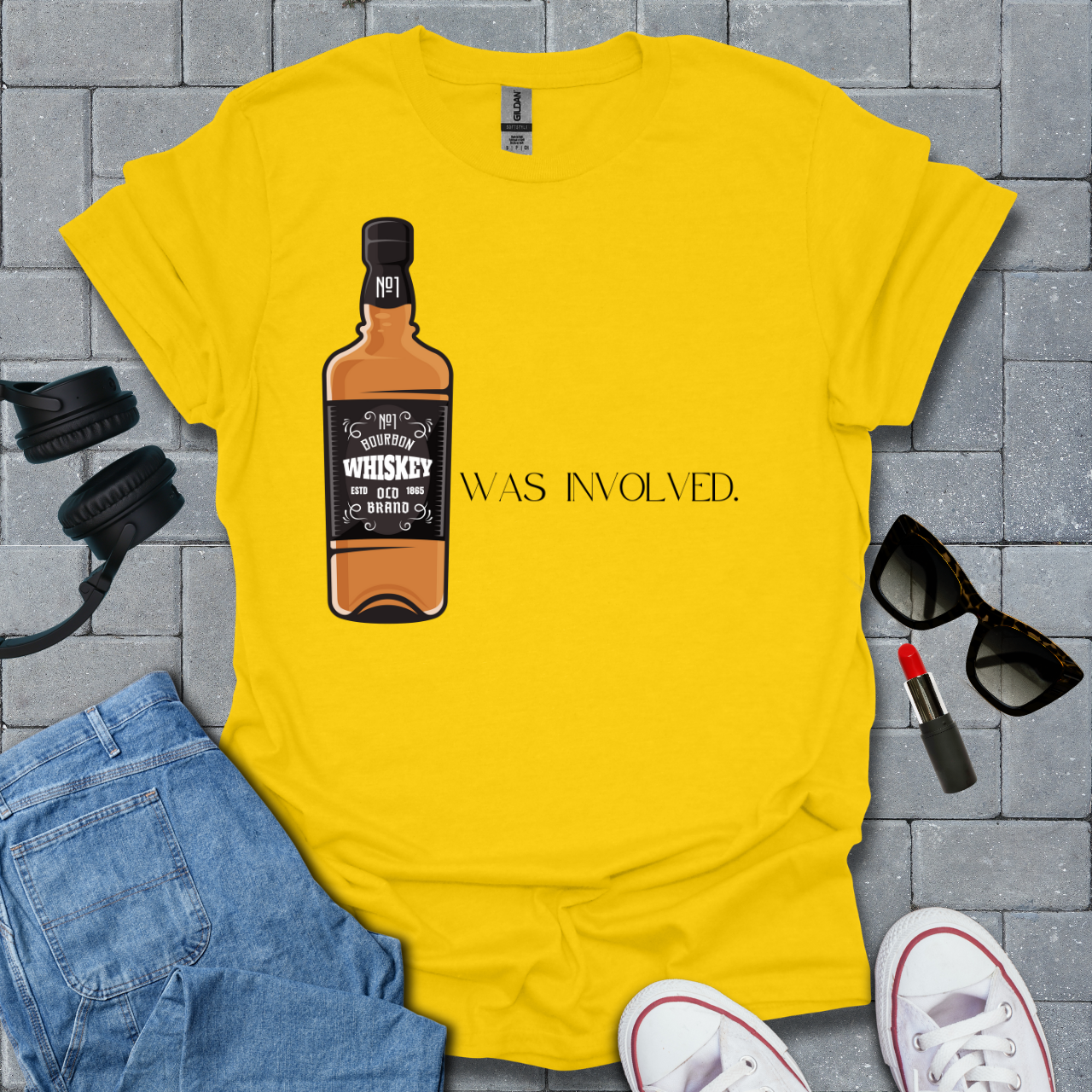 Whiskey Was Involved Funny T-Shirt