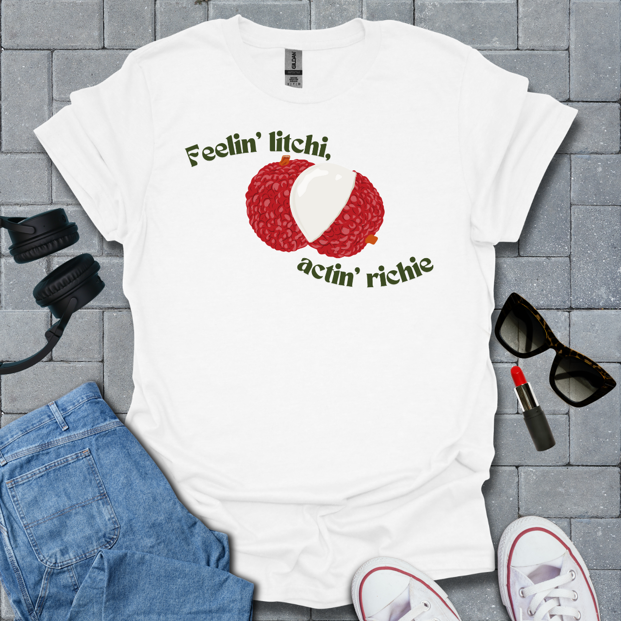 Feelin' Litchi, Actin' Richie Unisex T-Shirt