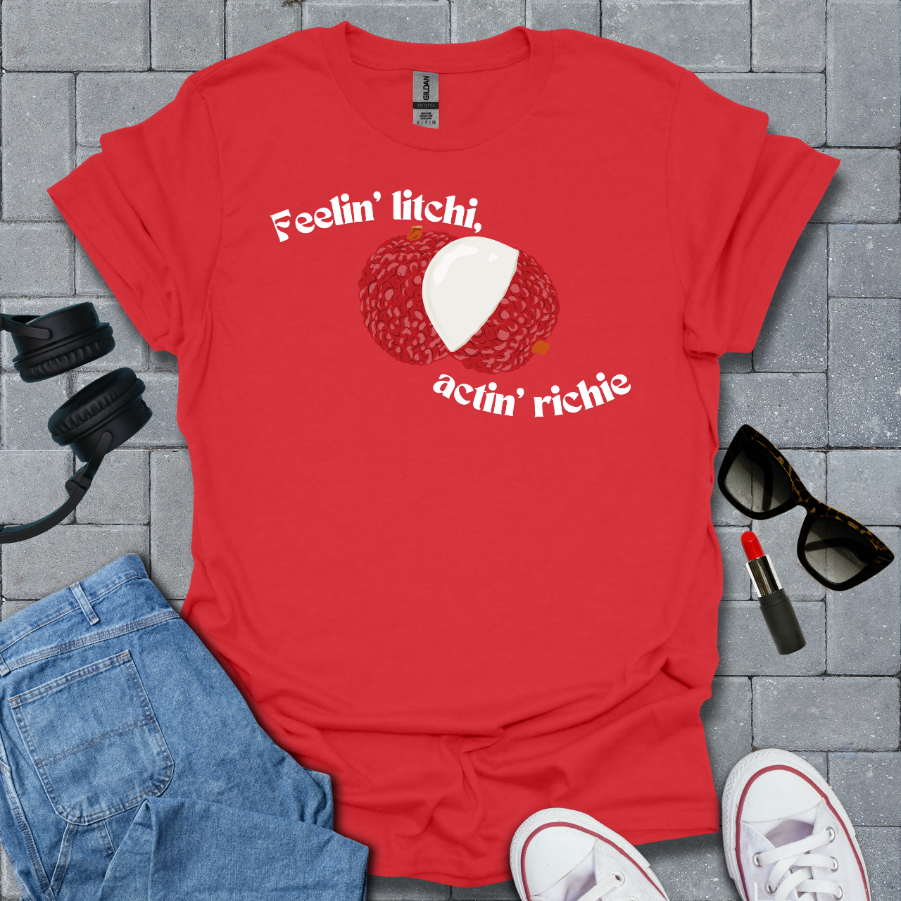 Feelin' Litchi, Actin' Richie Unisex T-Shirt