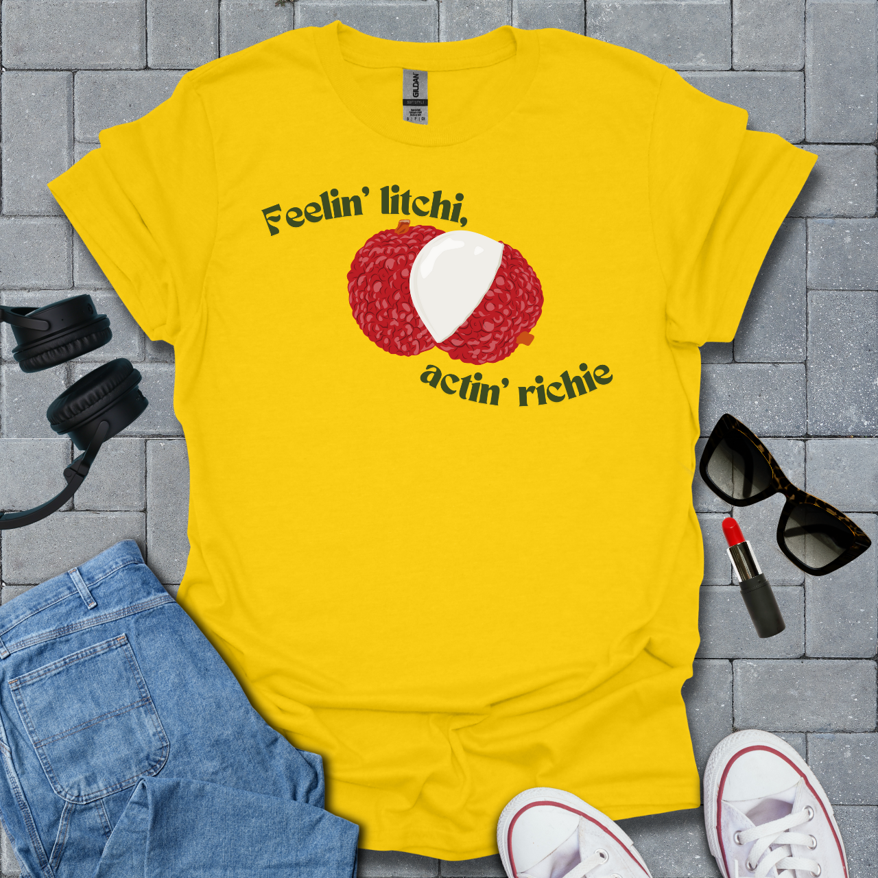 Feelin' Litchi, Actin' Richie Unisex T-Shirt