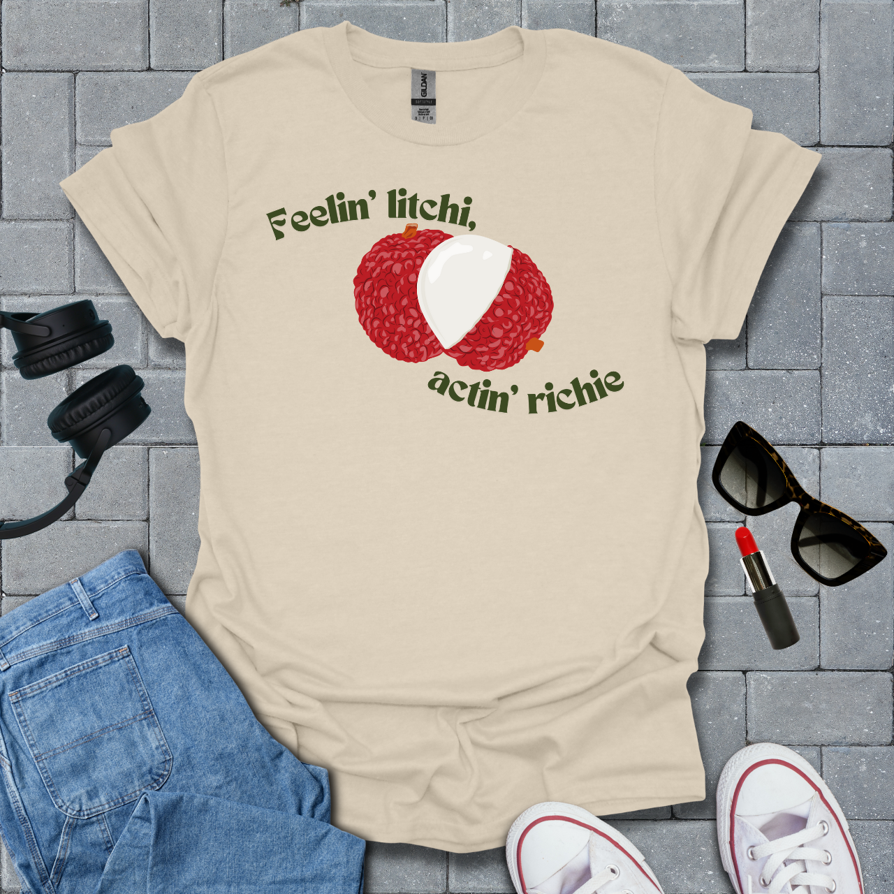Feelin' Litchi, Actin' Richie Unisex T-Shirt