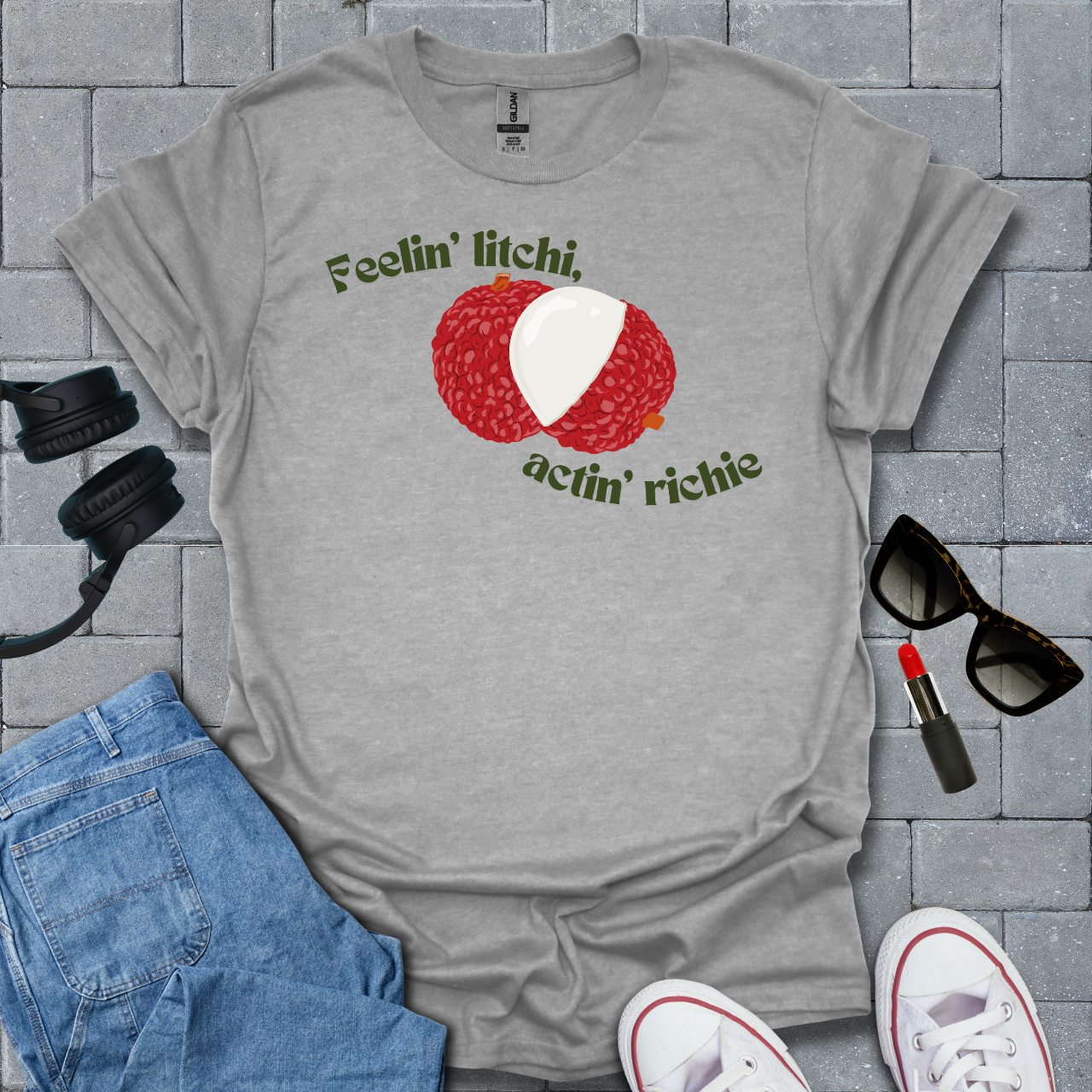 Feelin' Litchi, Actin' Richie Unisex T-Shirt