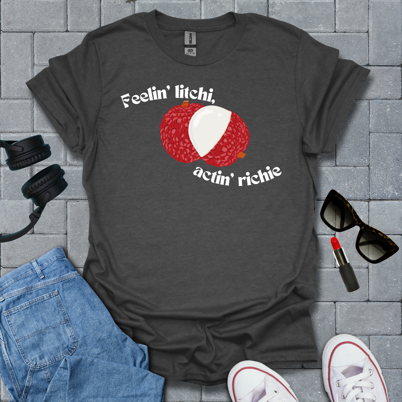 Feelin' Litchi, Actin' Richie Unisex T-Shirt