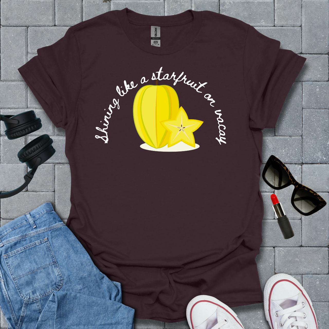 Shining Like a Starfruit On Vacay Unisex T-Shirt