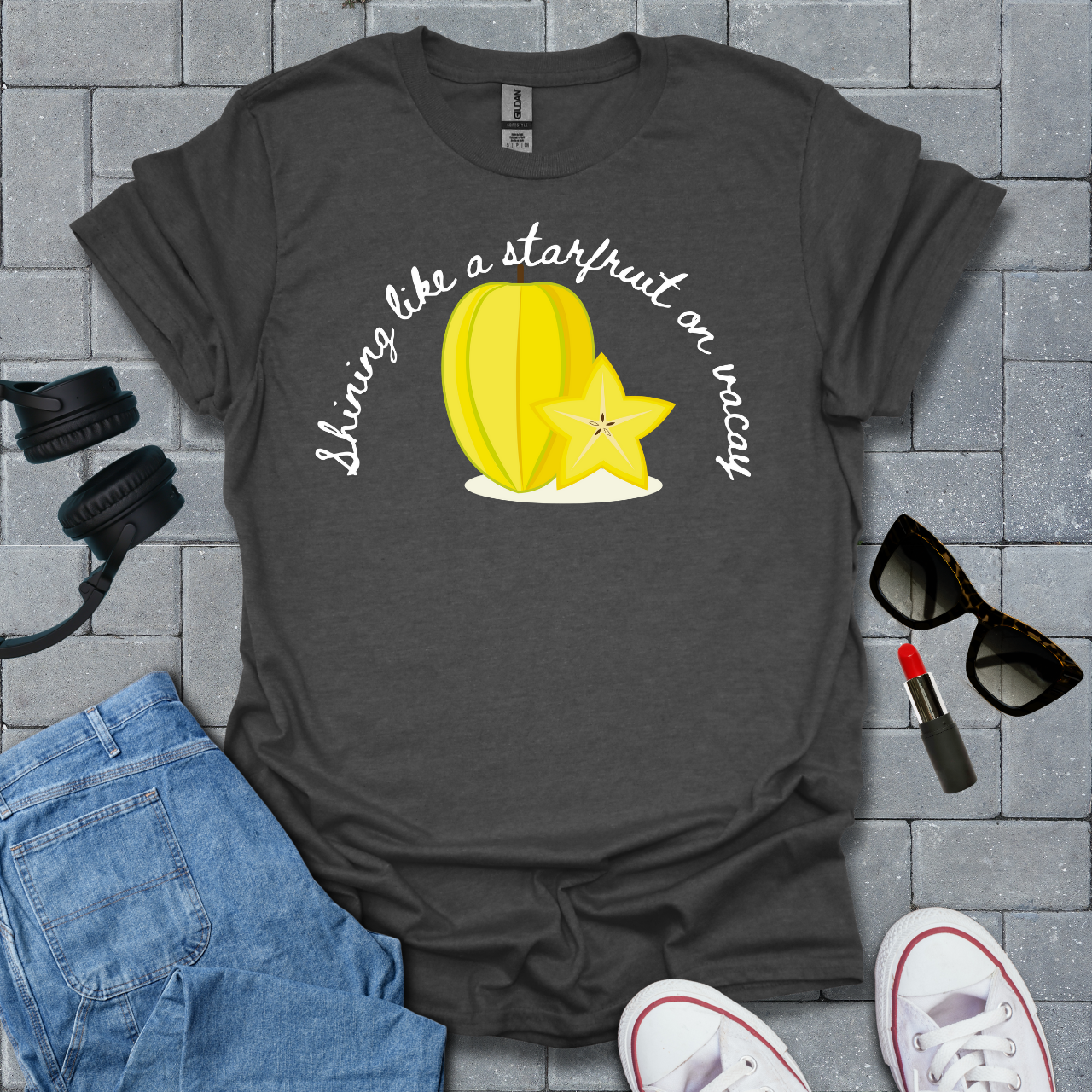 Shining Like a Starfruit On Vacay Unisex T-Shirt
