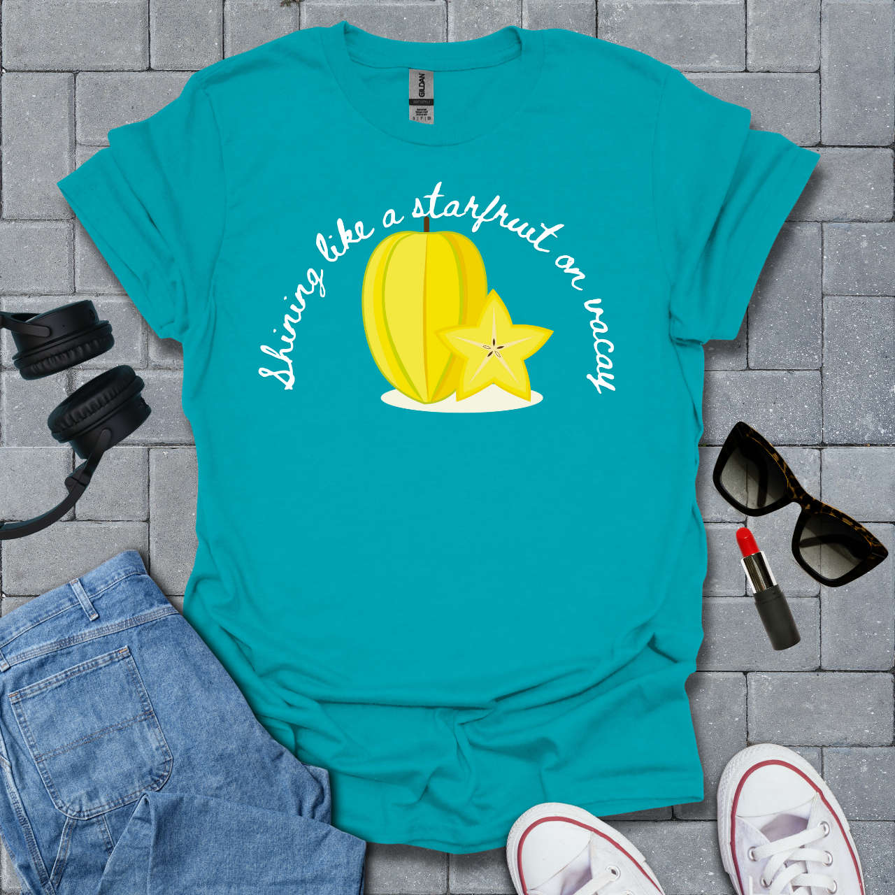 Shining Like a Starfruit On Vacay Unisex T-Shirt
