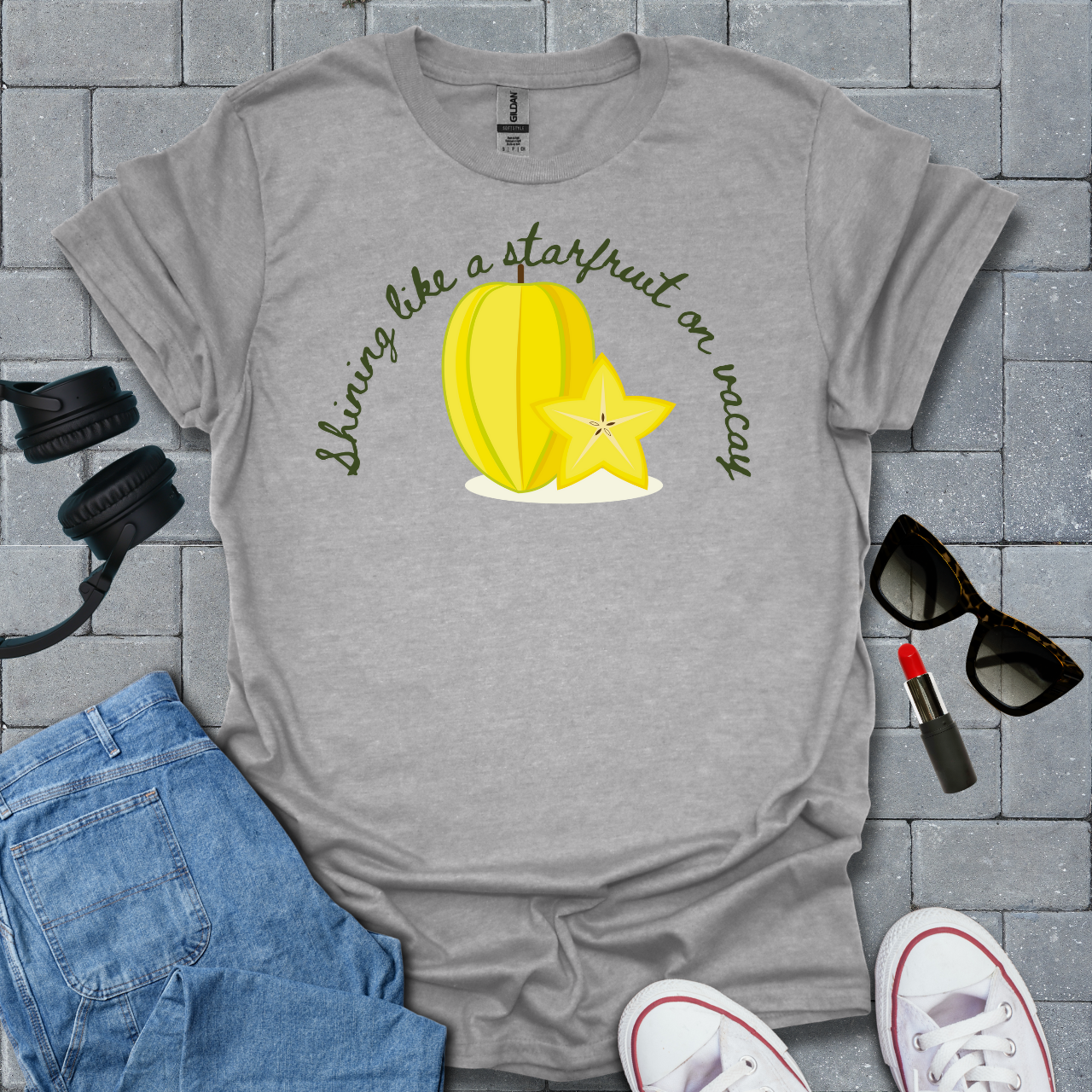 Shining Like a Starfruit On Vacay Unisex T-Shirt