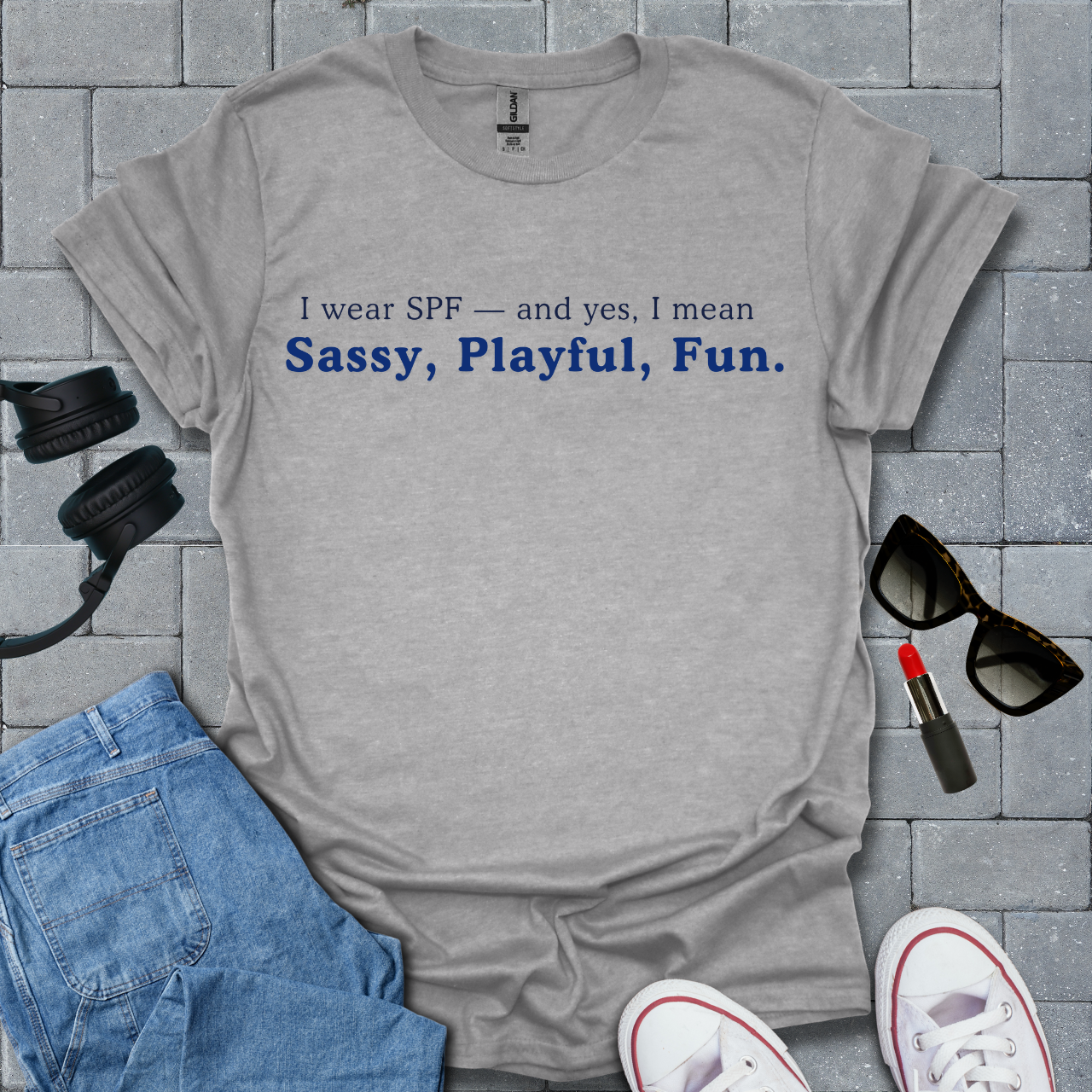 I Wear SPF - Sassy, Playful, Fun Tee