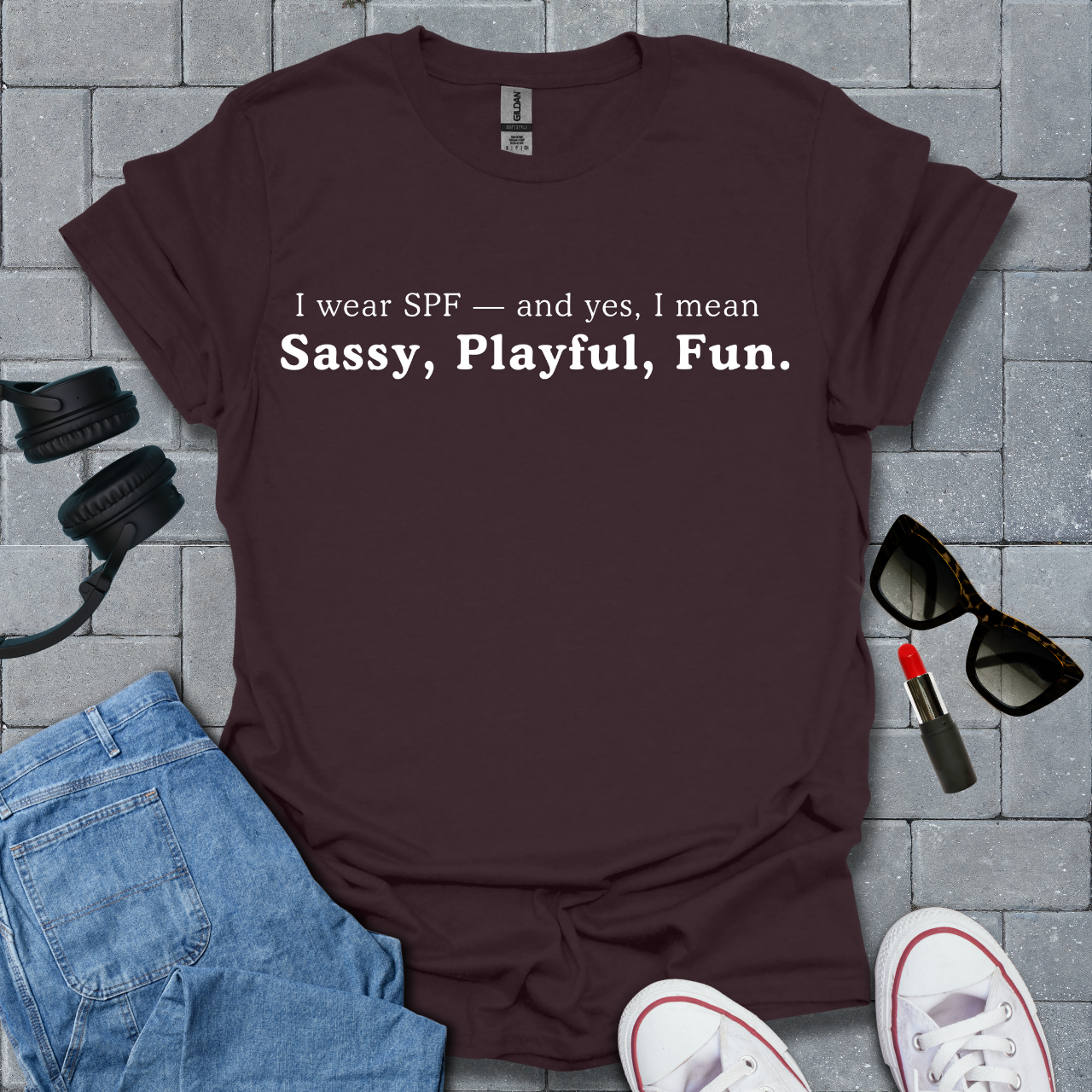 I Wear SPF - Sassy, Playful, Fun Tee