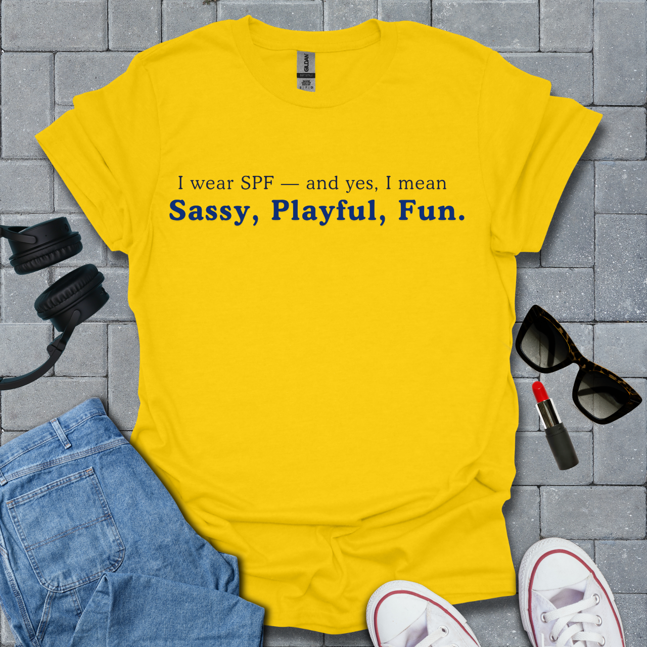 I Wear SPF - Sassy, Playful, Fun Tee