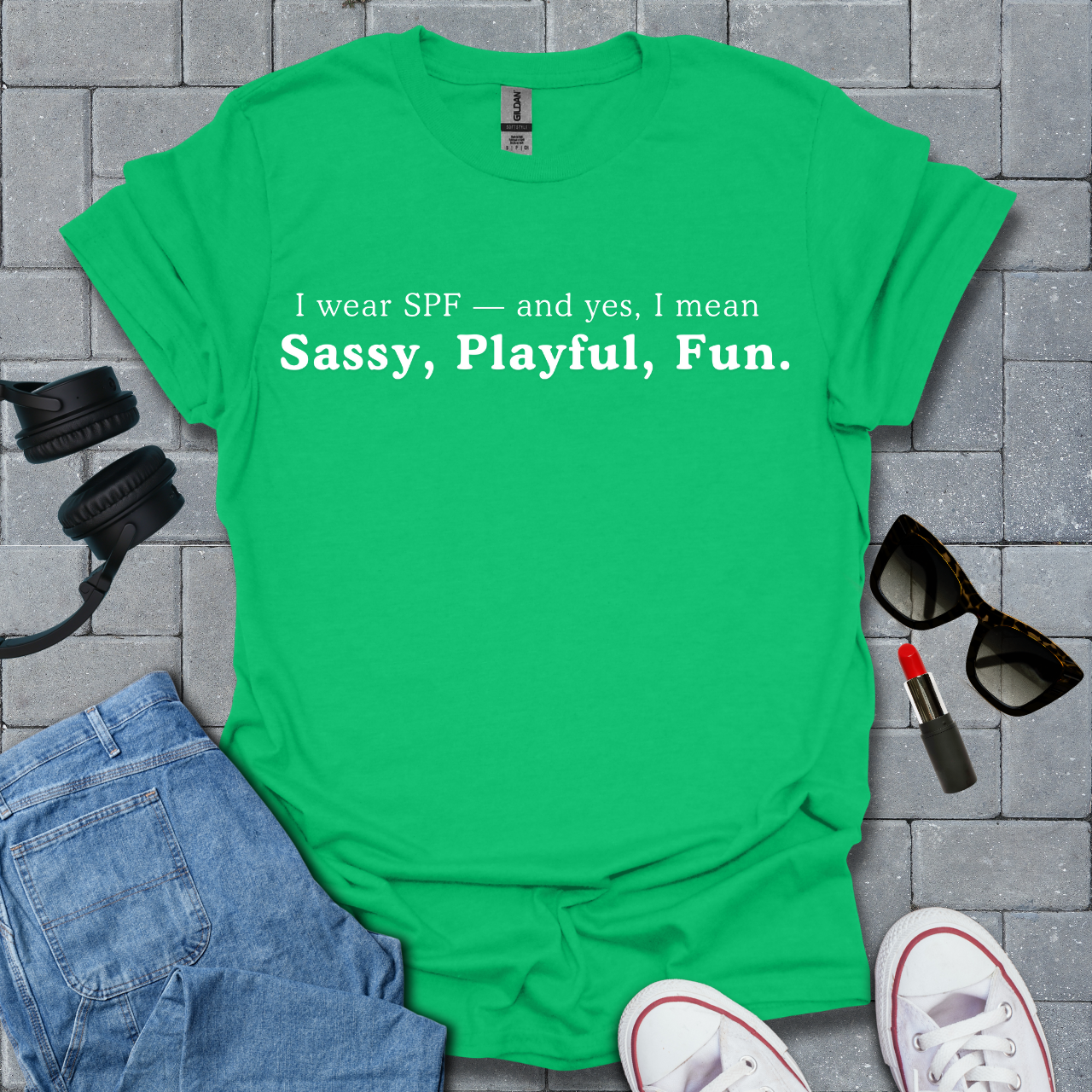 I Wear SPF - Sassy, Playful, Fun Tee