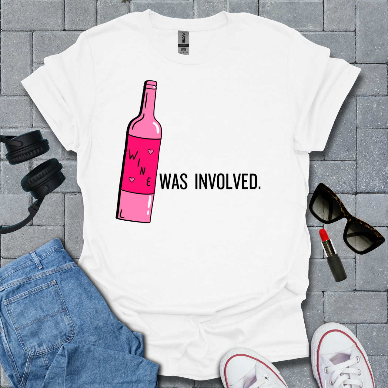 Wine Was Involved T-Shirt