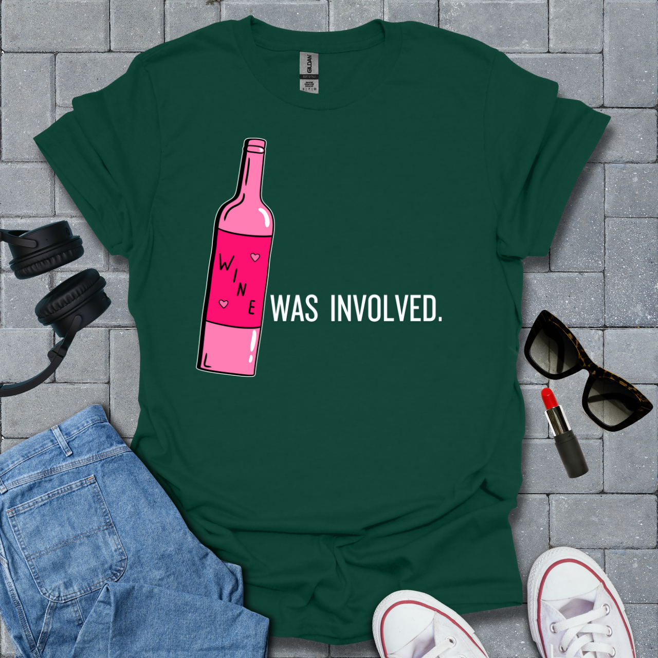 Wine Was Involved T-Shirt