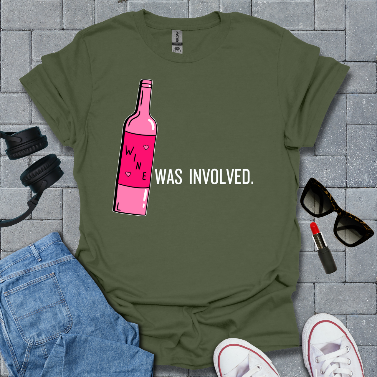 Wine Was Involved T-Shirt