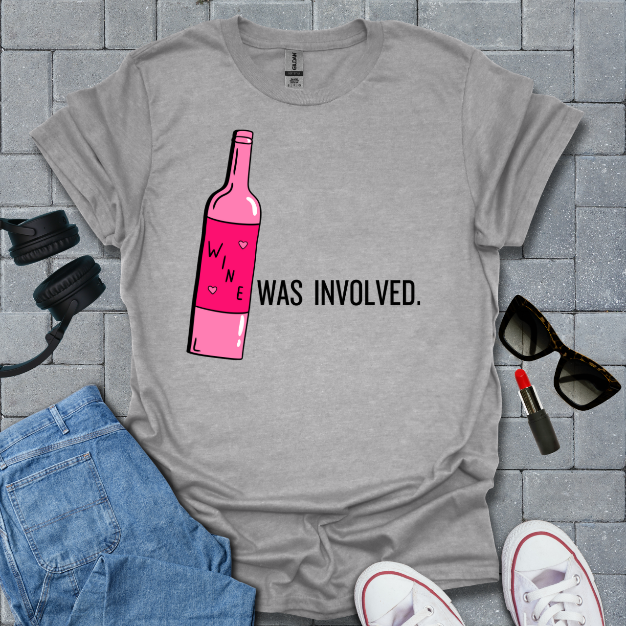 Wine Was Involved T-Shirt
