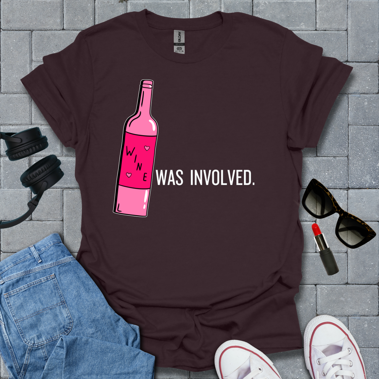 Wine Was Involved T-Shirt