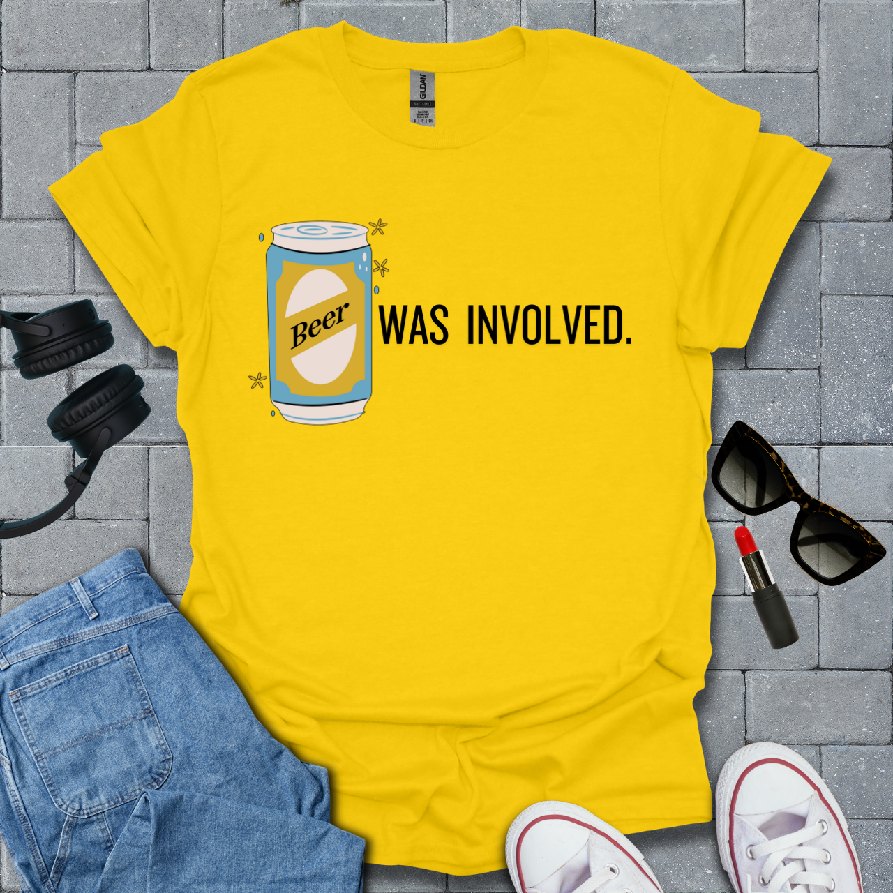 Beer Was Involved Unisex T-Shirt