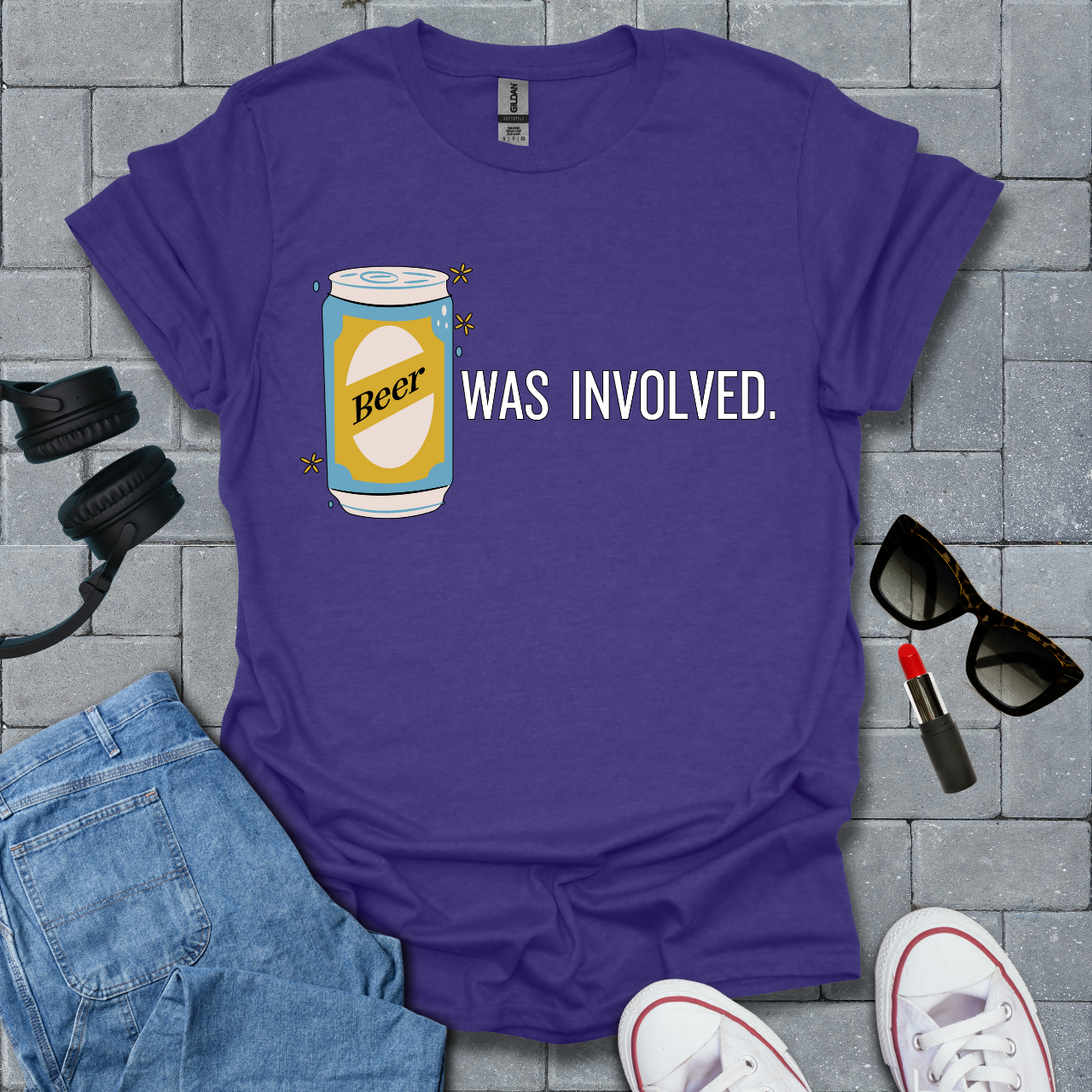 Beer Was Involved Unisex T-Shirt