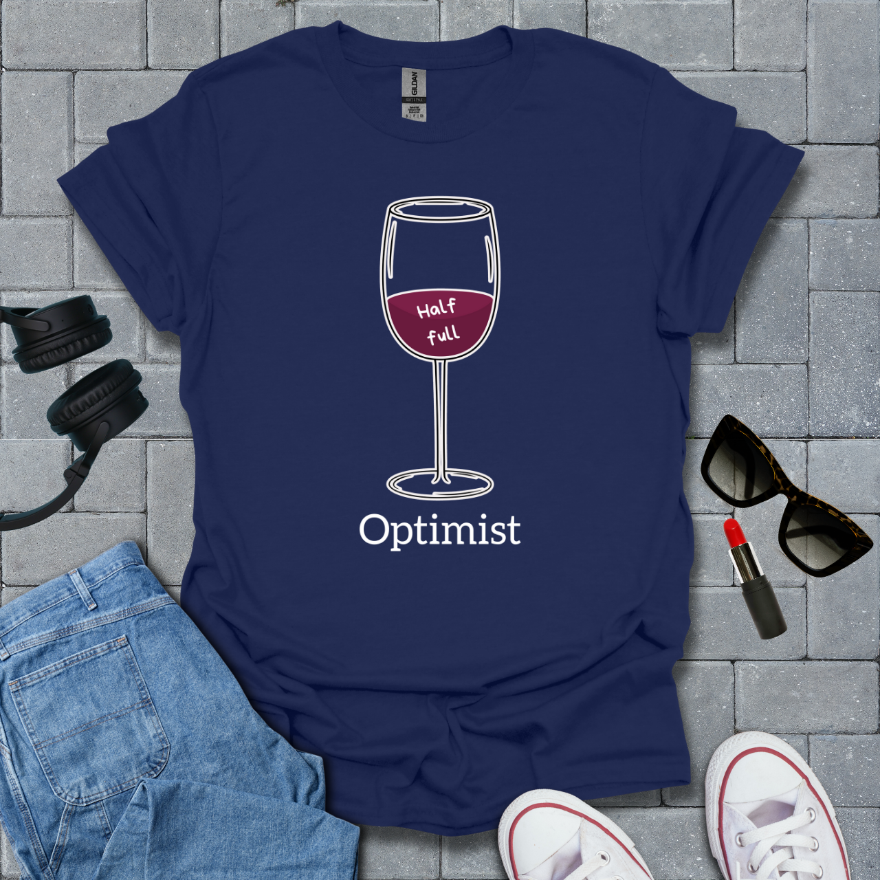 Optimist Wine T-Shirt
