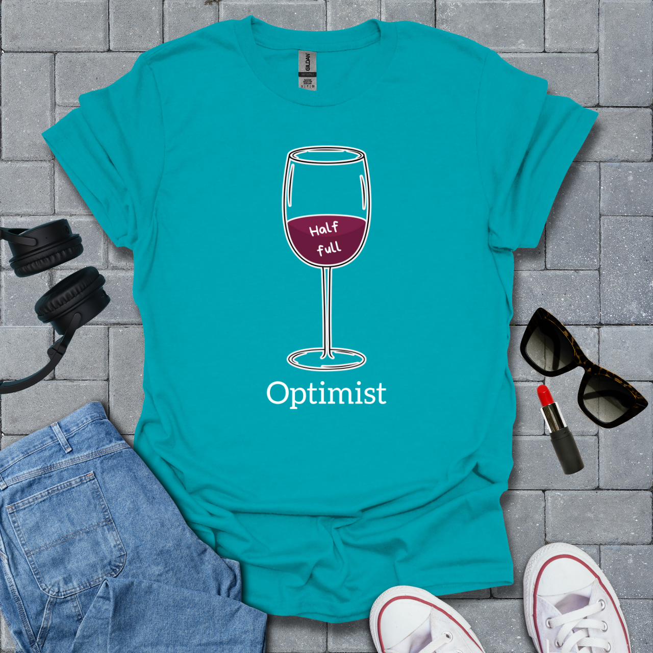 Optimist Wine T-Shirt