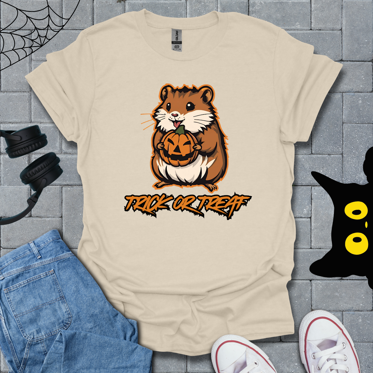 Trick Or Treat Hamster Unisex T-Shirt