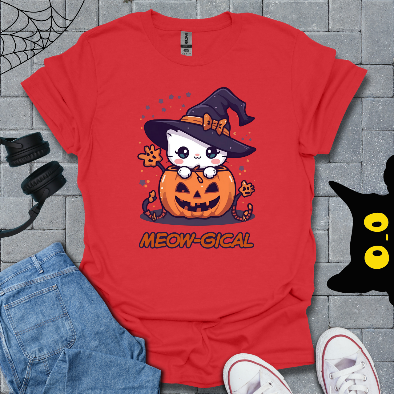 Meow-gical Cat T-Shirt US