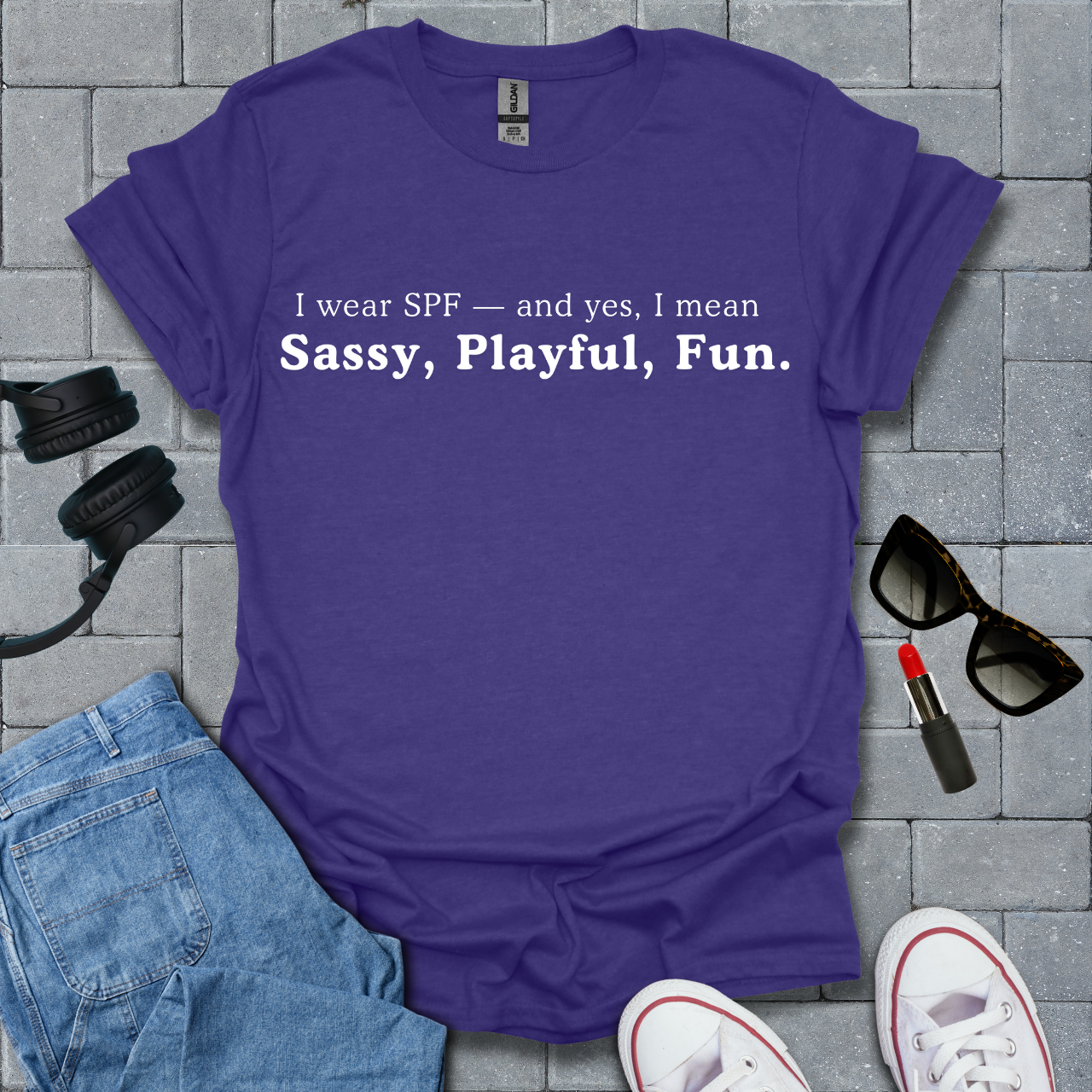 I Wear SPF - Sassy, Playful, Fun T-Shirt US