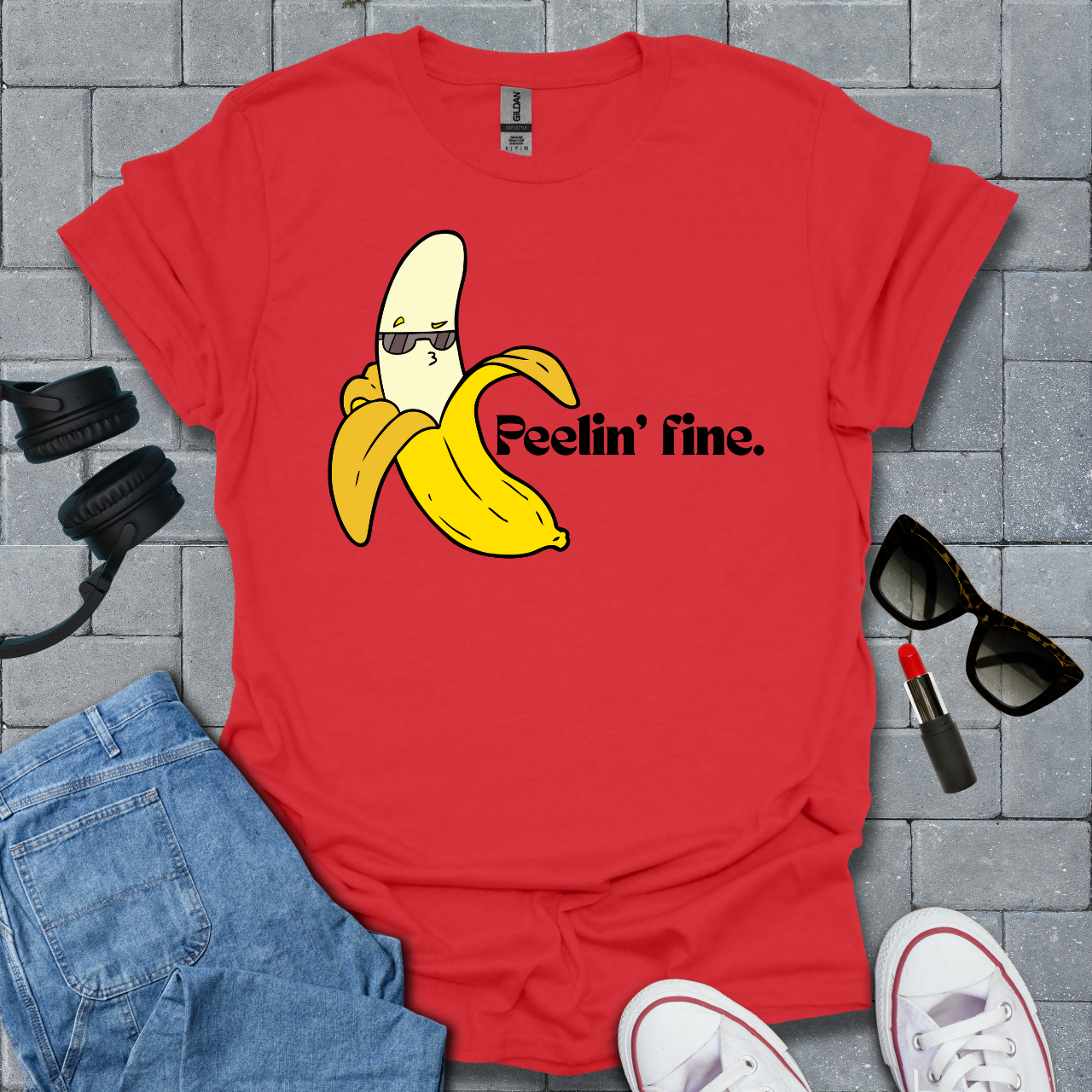 Peelin' Fine Banana Unisex T-Tshirt US