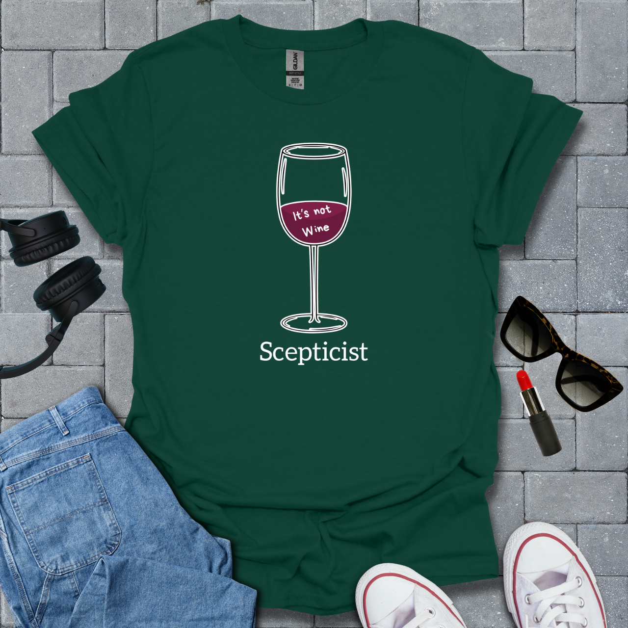 Scepticist Wine T-Shirt