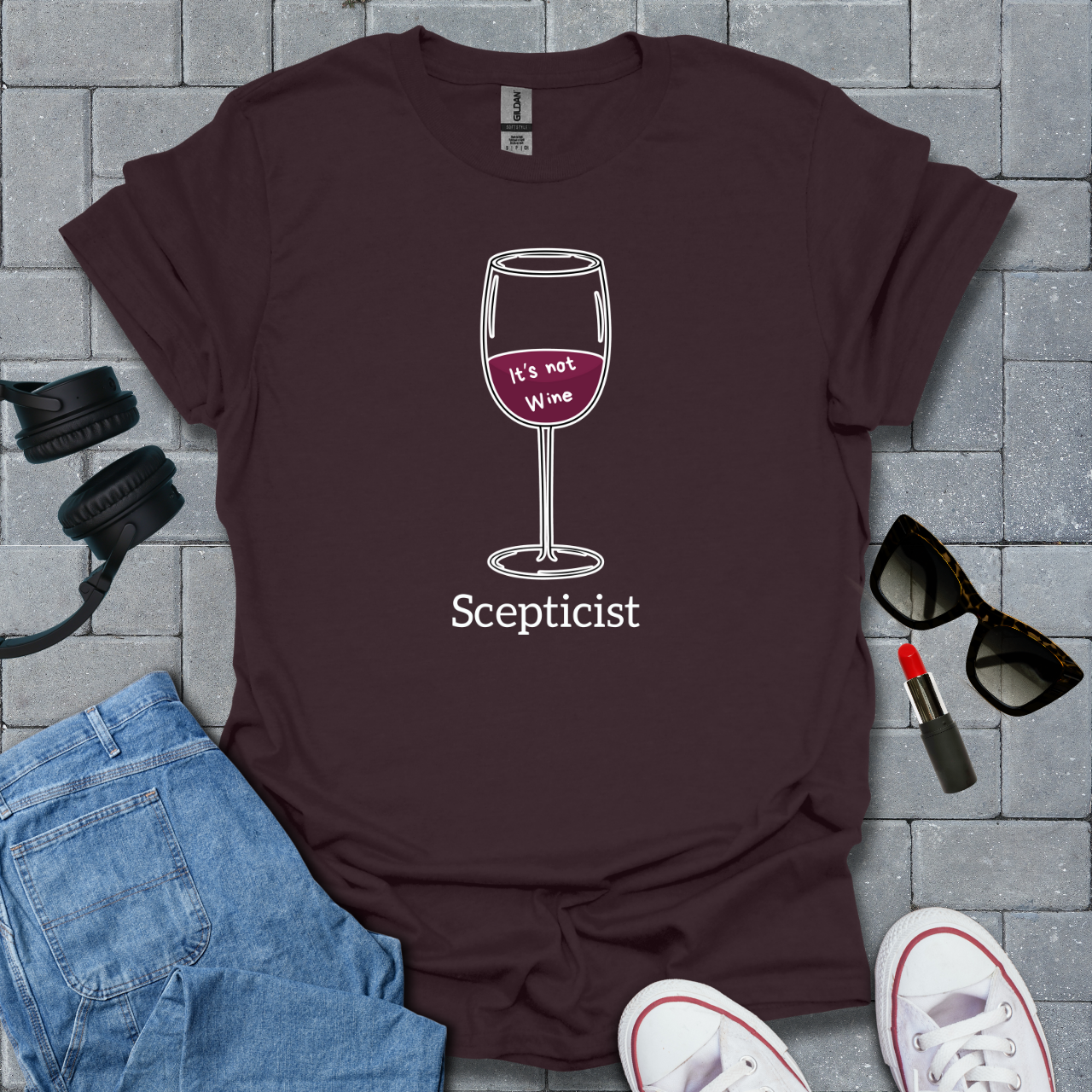 Scepticist Wine T-Shirt