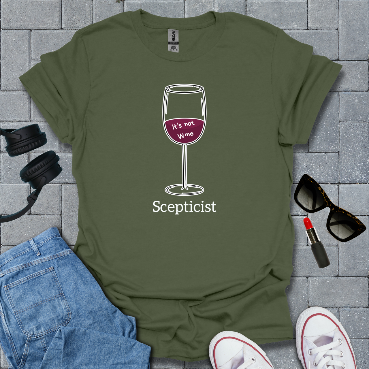 Scepticist Wine T-Shirt