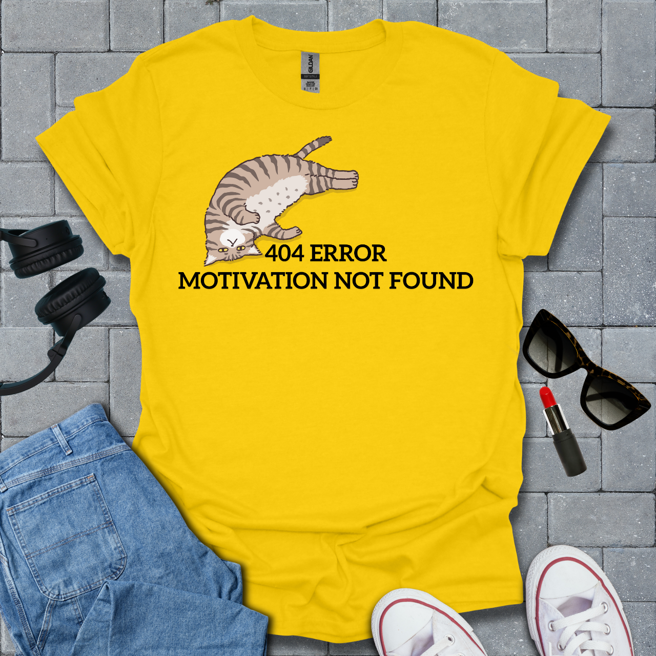 404 Error Cat T-Shirt