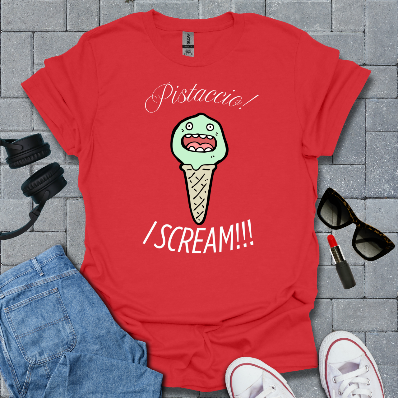 Pistaccio I Scream T-Shirt US