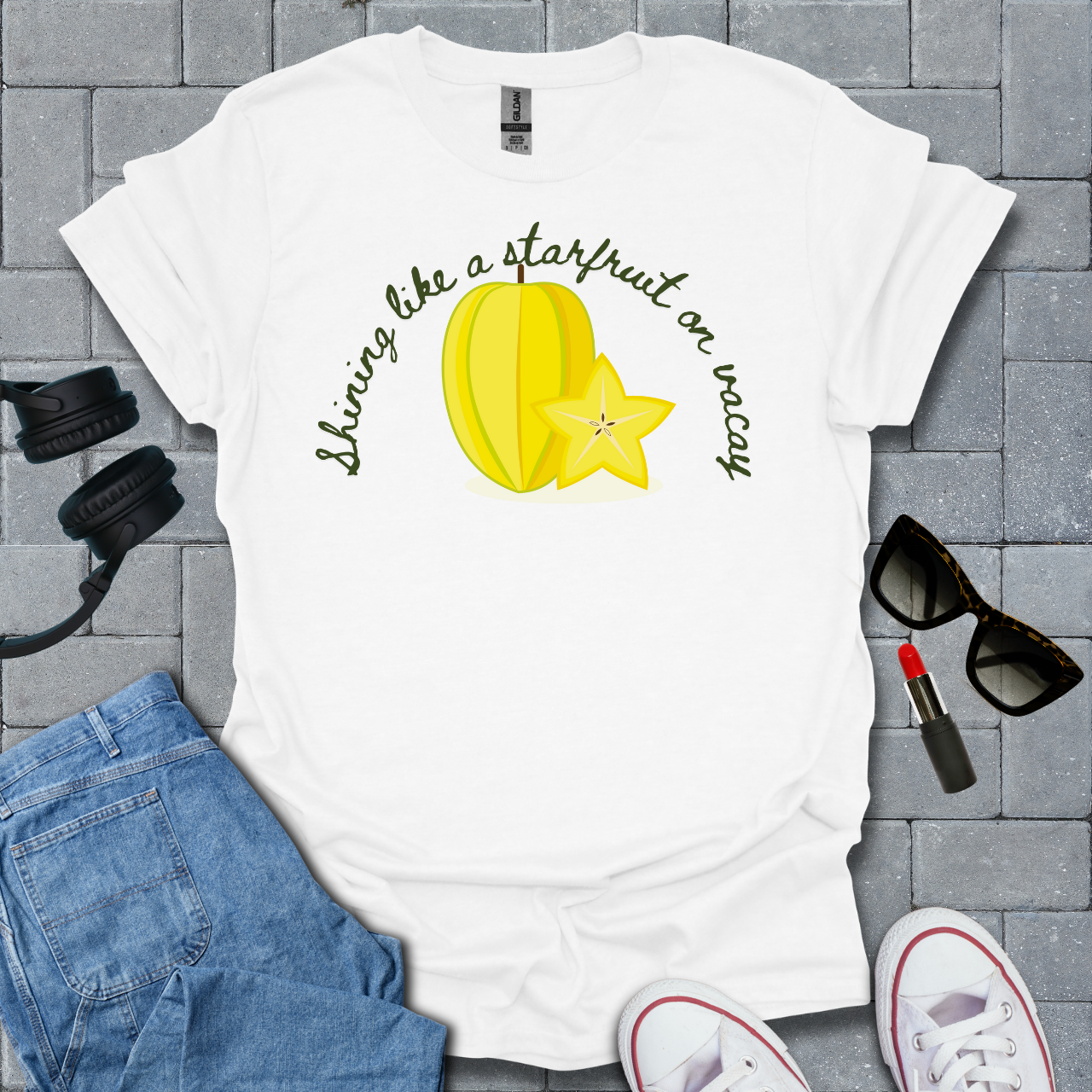 Shining Like a Starfruit On Vacay T-Shirt US