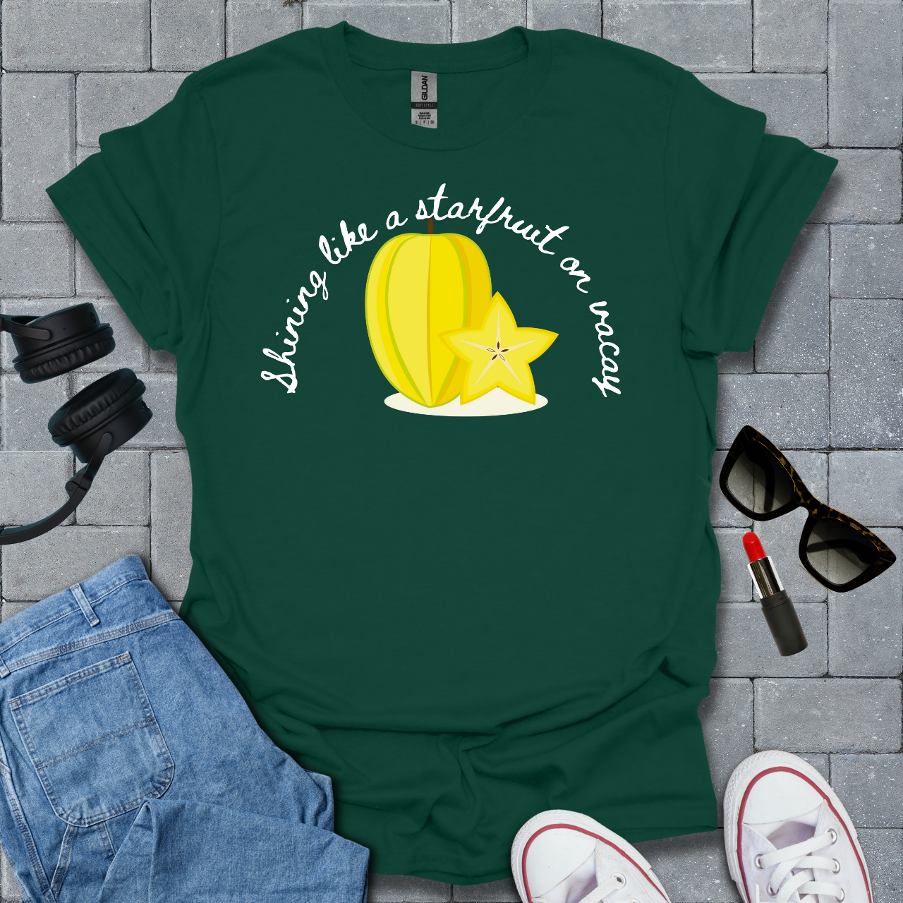Shining Like a Starfruit On Vacay T-Shirt US