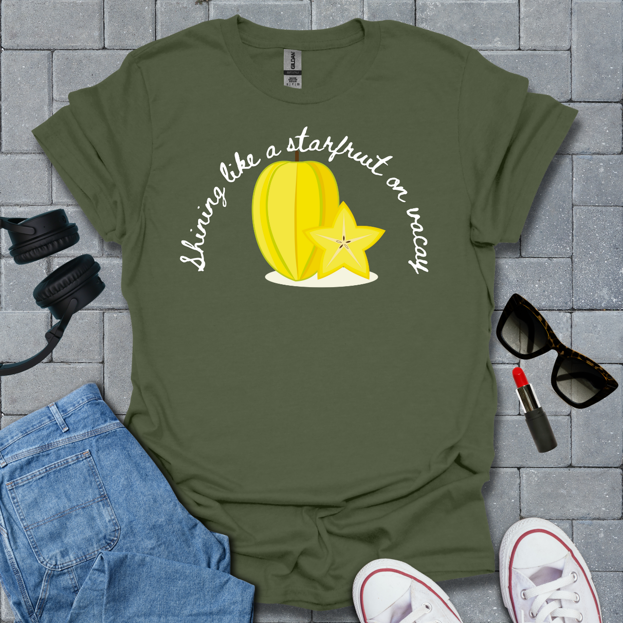 Shining Like a Starfruit On Vacay T-Shirt US