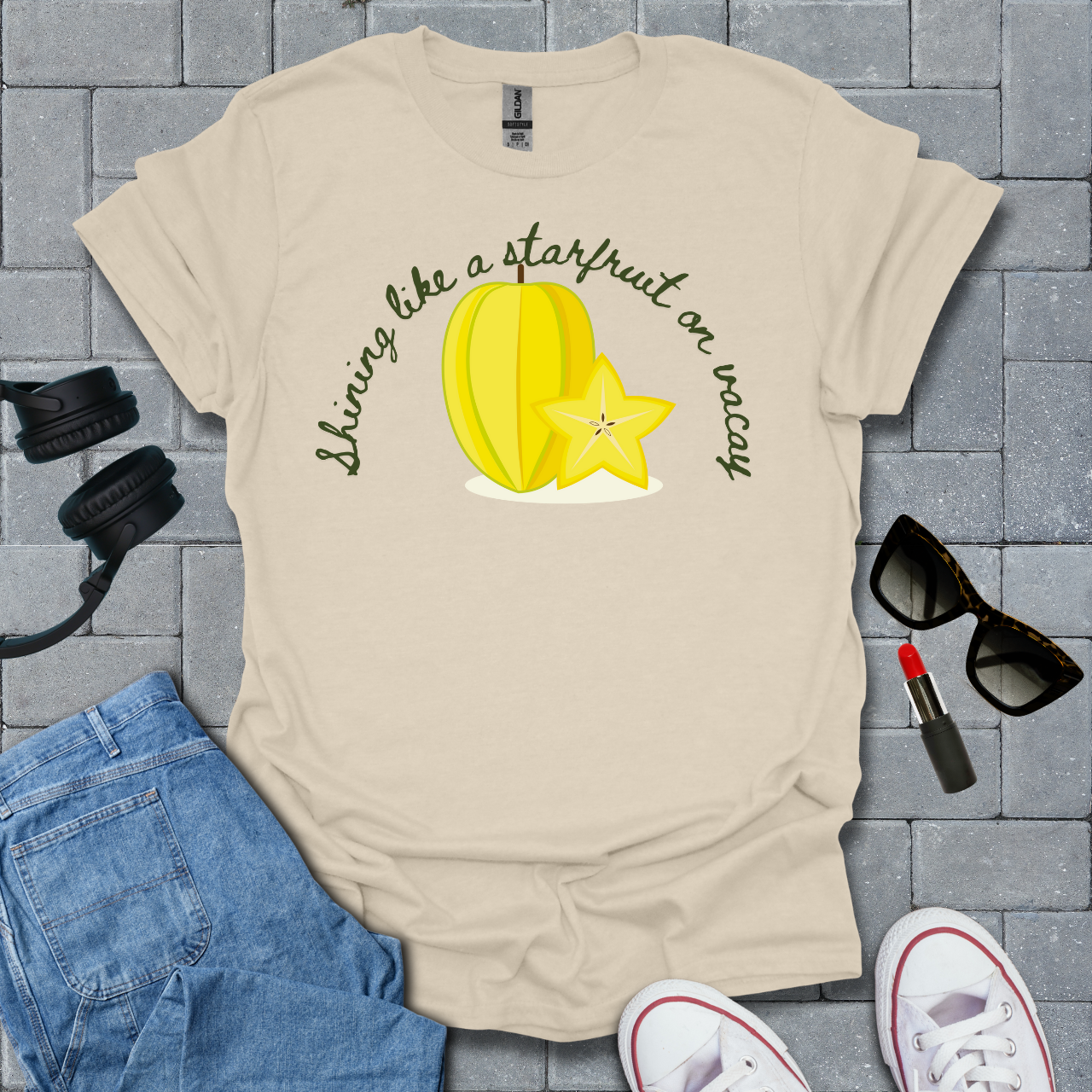 Shining Like a Starfruit On Vacay T-Shirt US