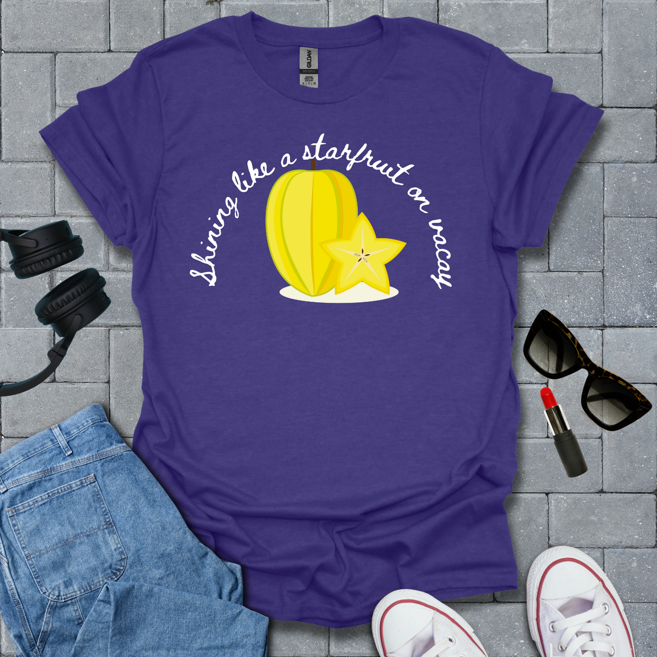 Shining Like a Starfruit On Vacay T-Shirt US