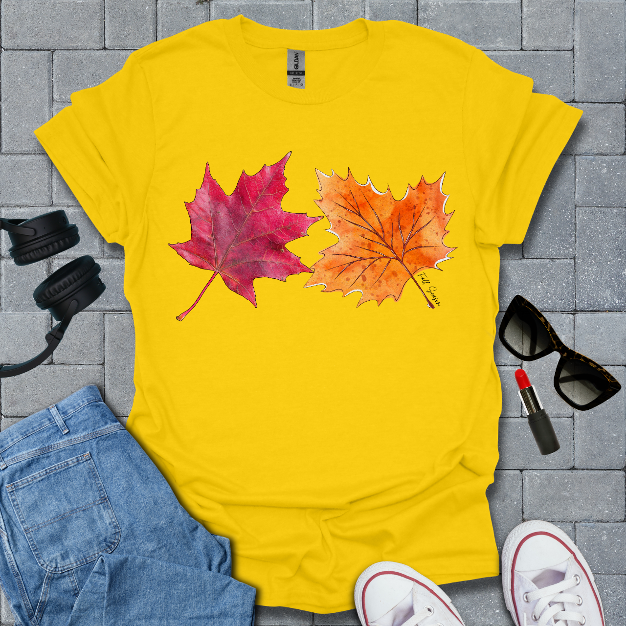 Funny Autumn Leaves T-Shirt