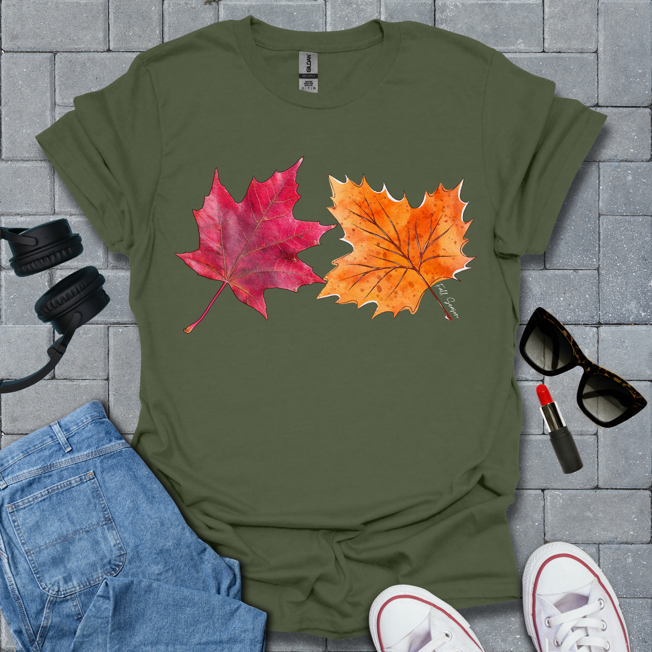 Funny Autumn Leaves T-Shirt