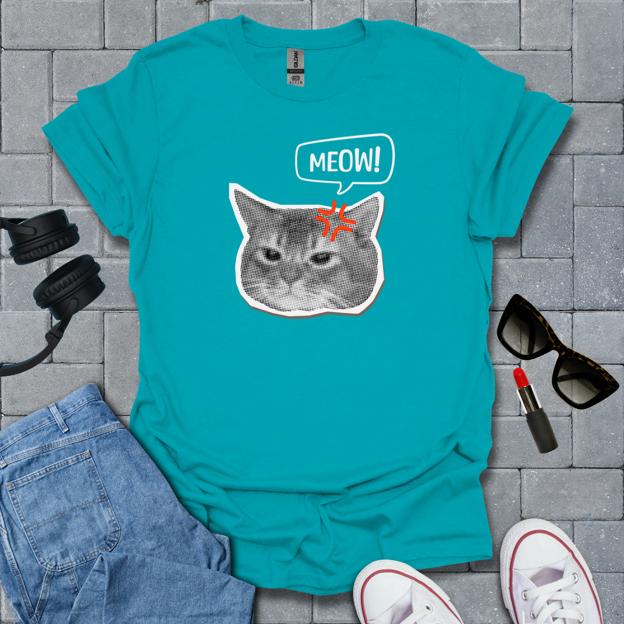 Angry Cat T-Shirt