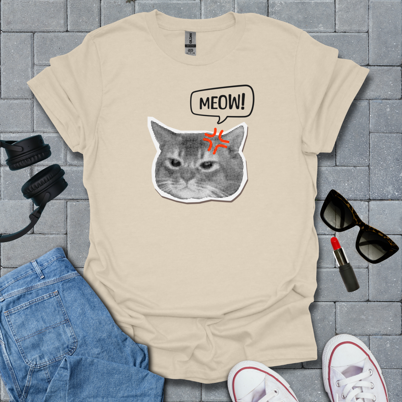 Angry Cat T-Shirt