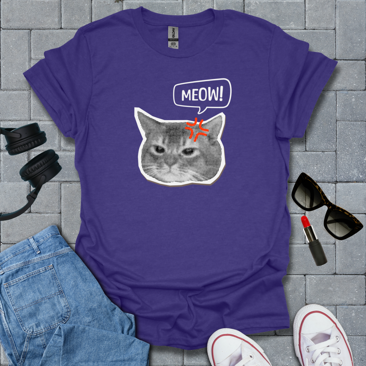 Angry Cat T-Shirt