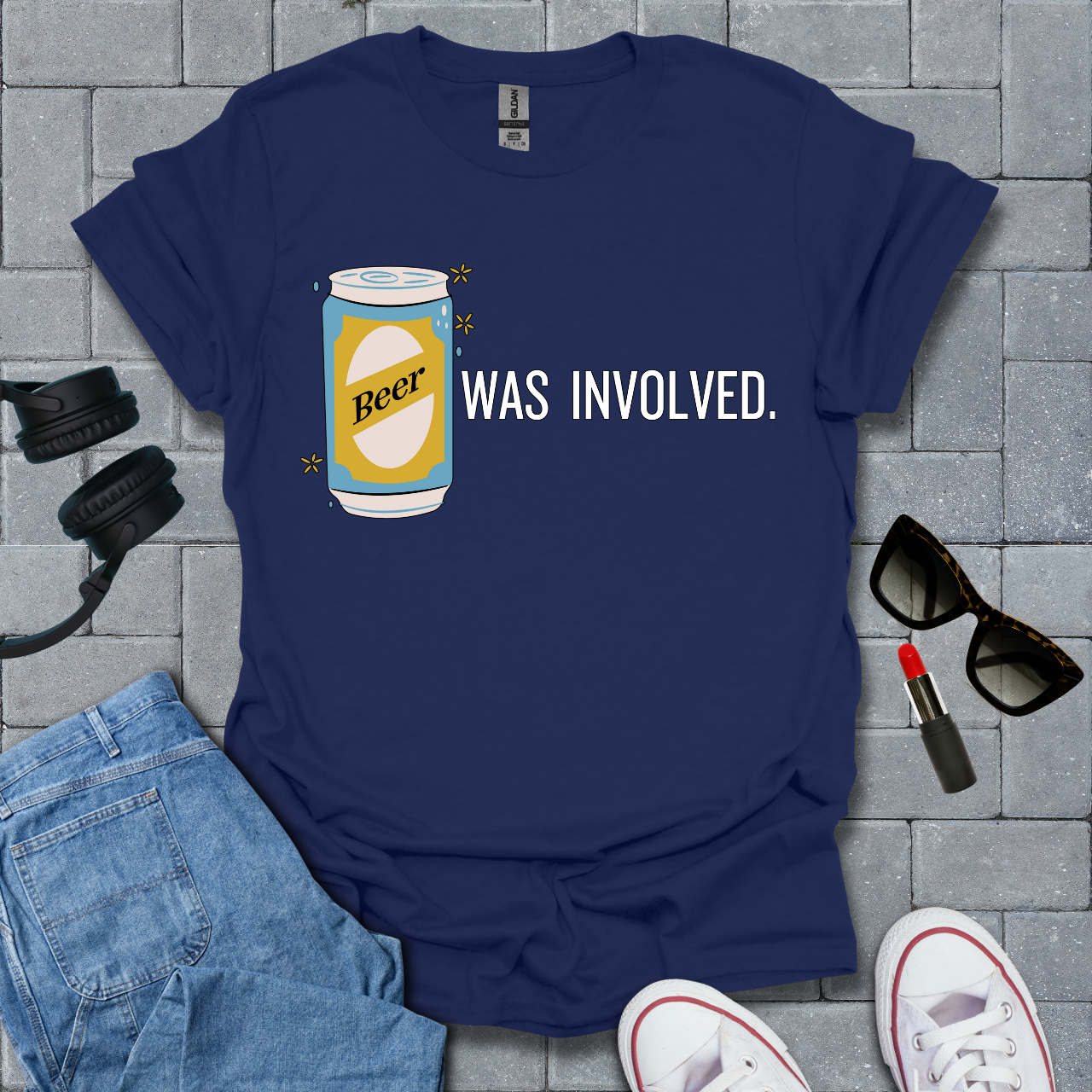 Beer Was Involved Unisex T-Shirt