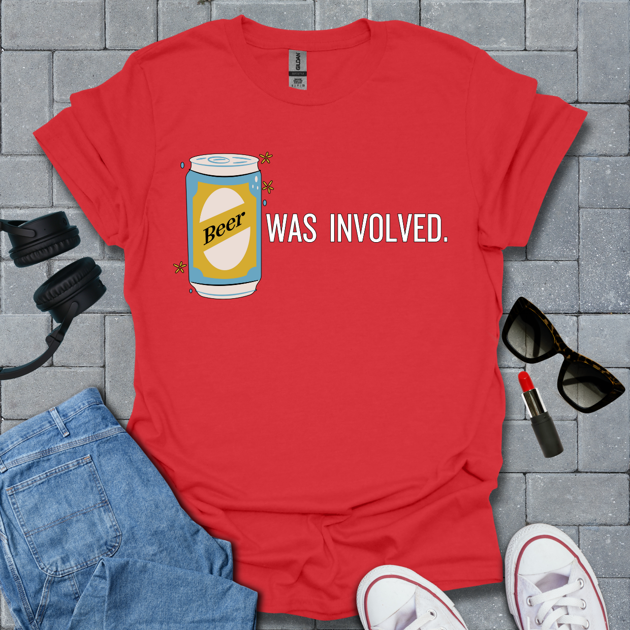 Beer Was Involved Unisex T-Shirt