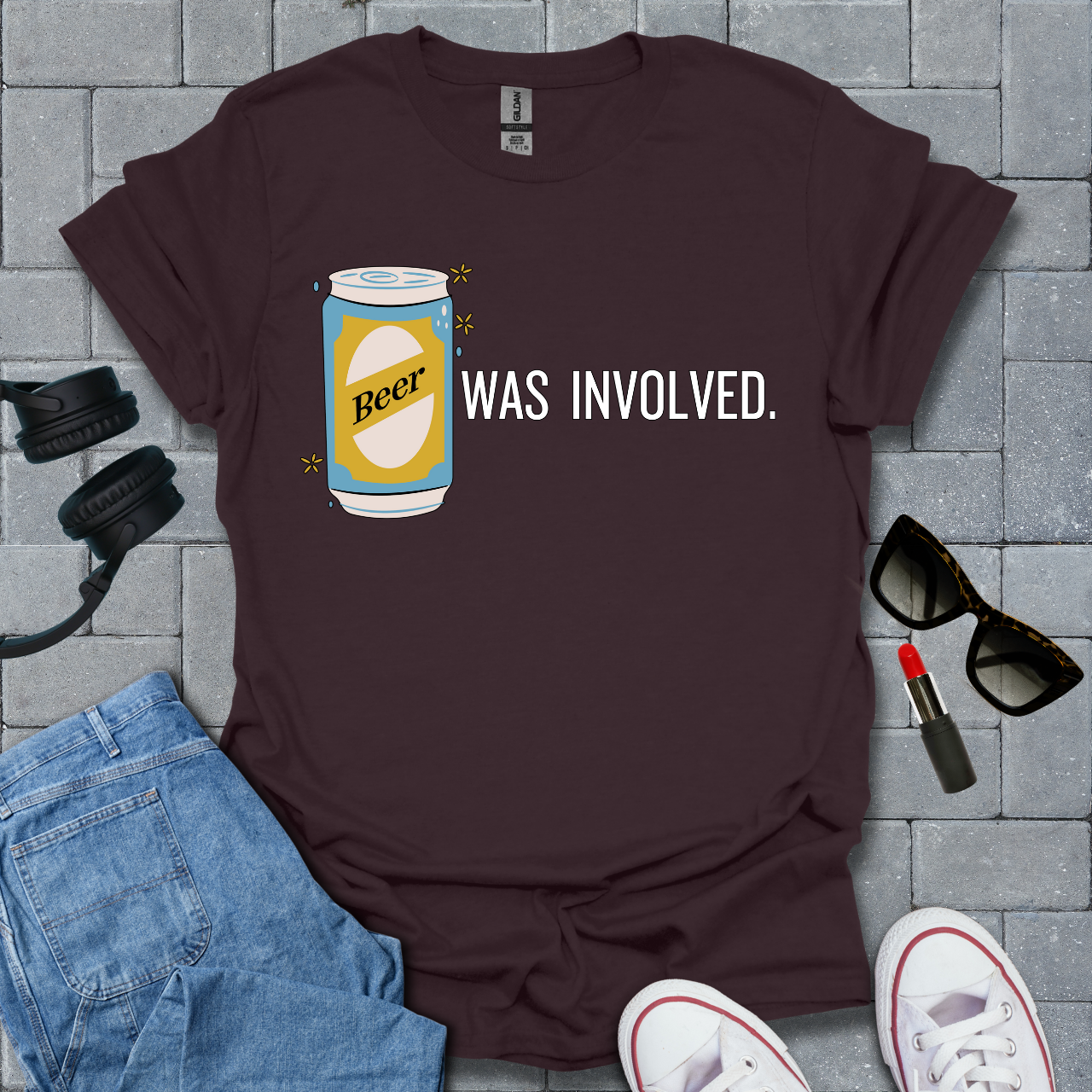 Beer Was Involved Unisex T-Shirt