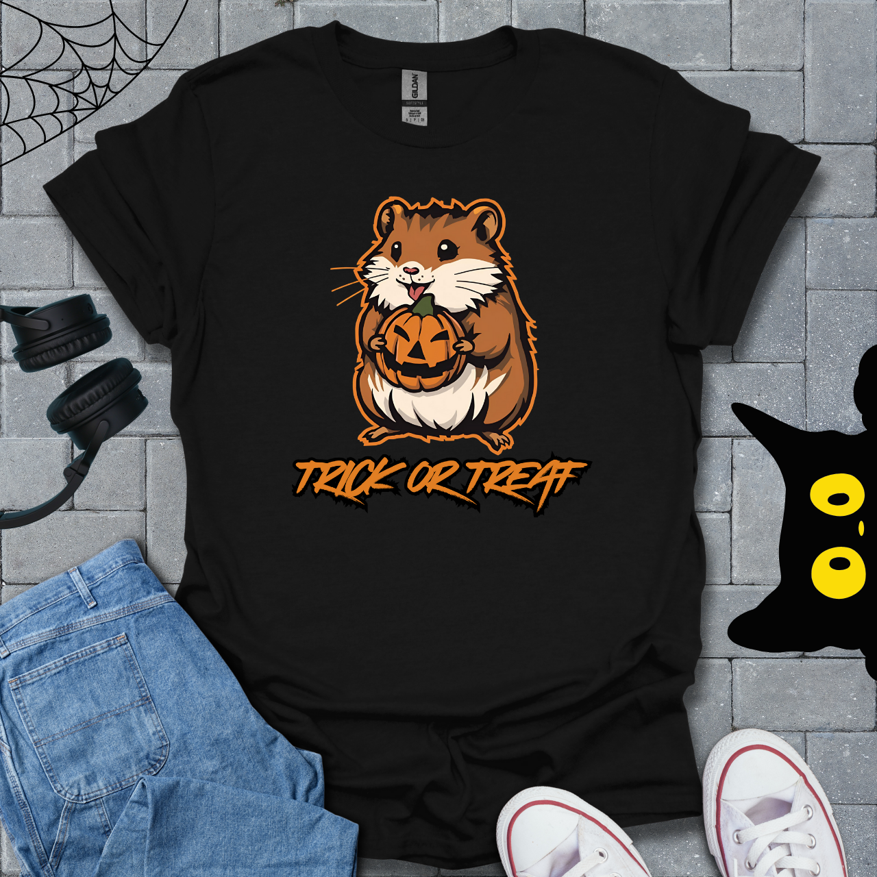 Trick Or Treat Hamster Unisex T-Shirt