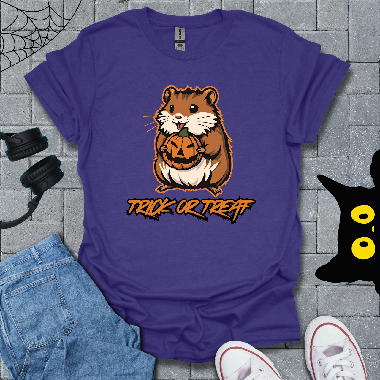 Trick Or Treat Hamster Unisex T-Shirt